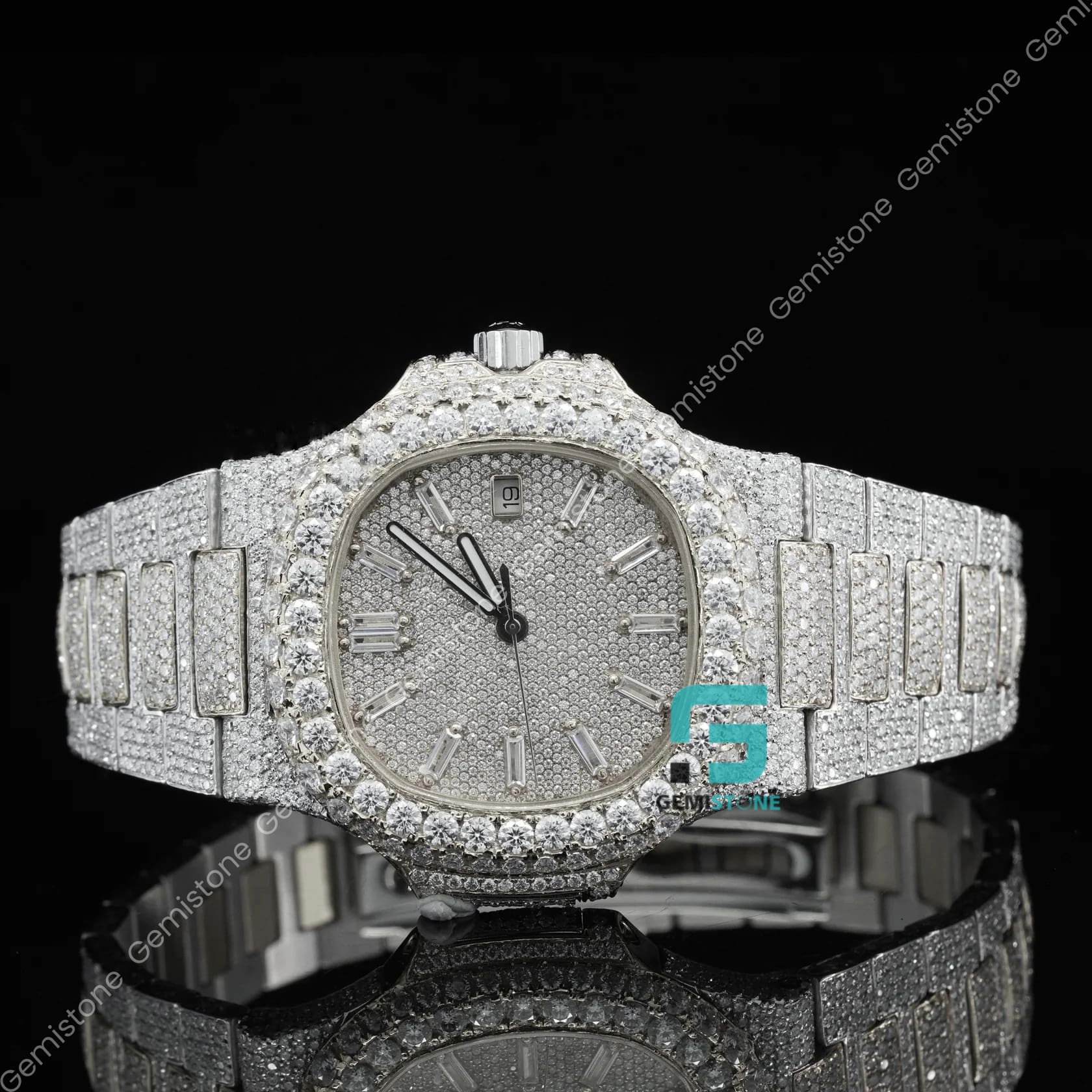 Rapper-Moissanite-Wrist-Watch