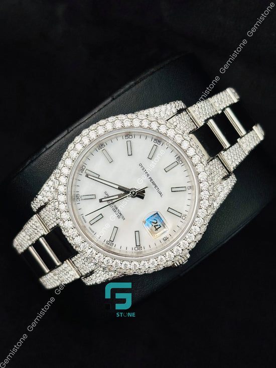 Rapper Moissanite watchs