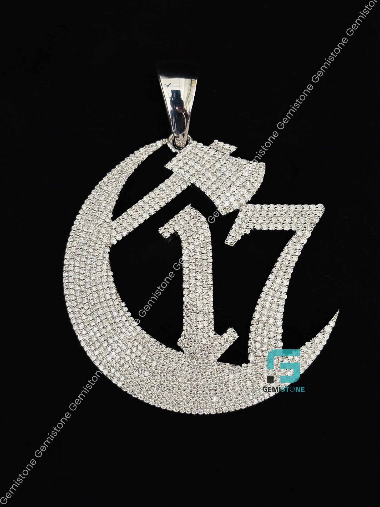 Rapper C17 Chapter Moissanite Pendant For Him