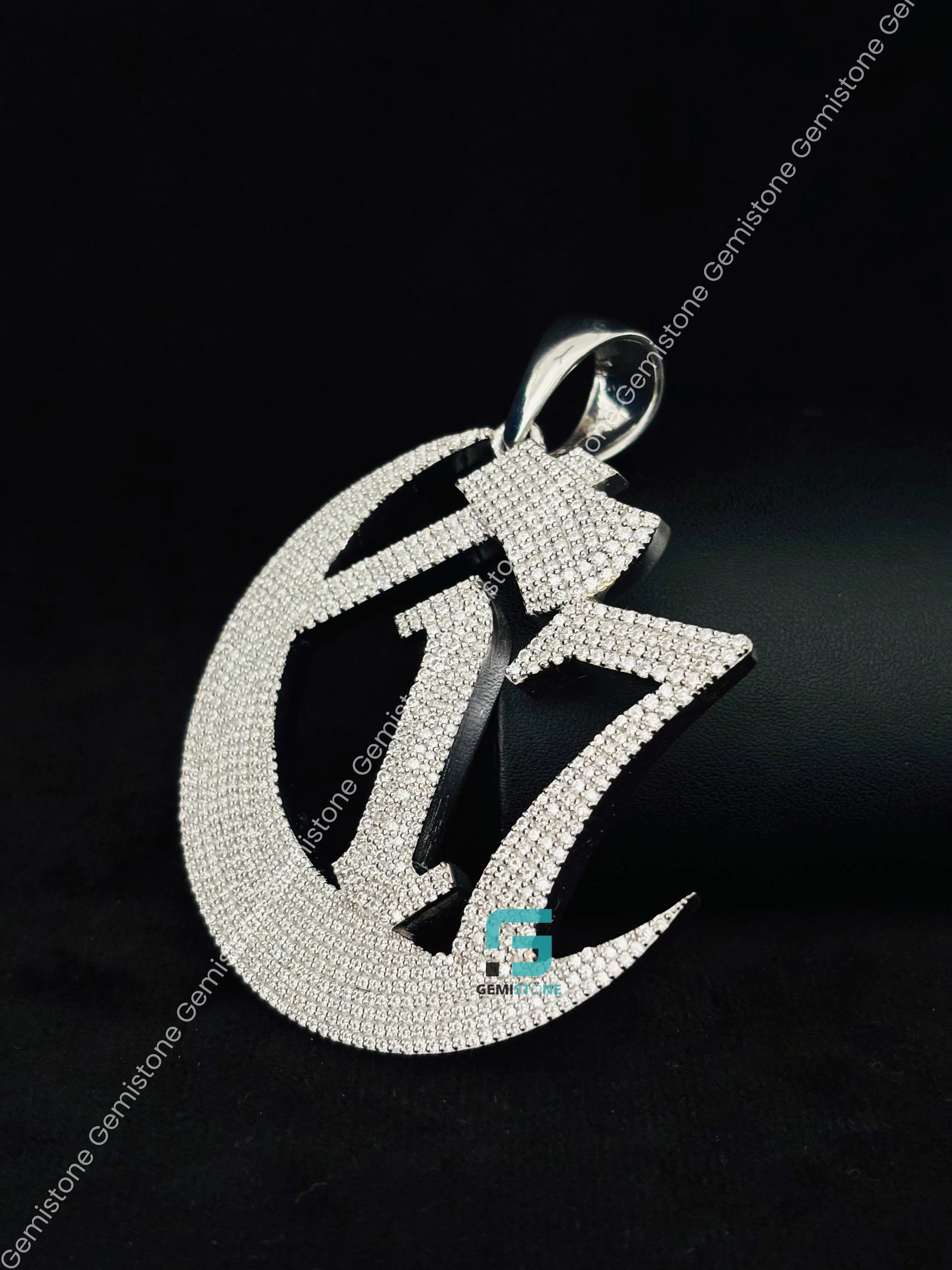 Rapper C17 Chapter Moissanite Pendant For Men