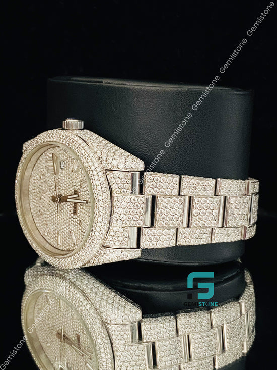 Rapper Moissanite 41mm Moissanite Watch