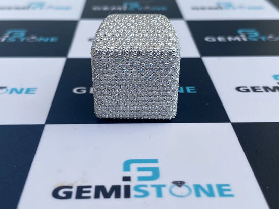 Rapper Moissanite Hip Hop Men_s Ring