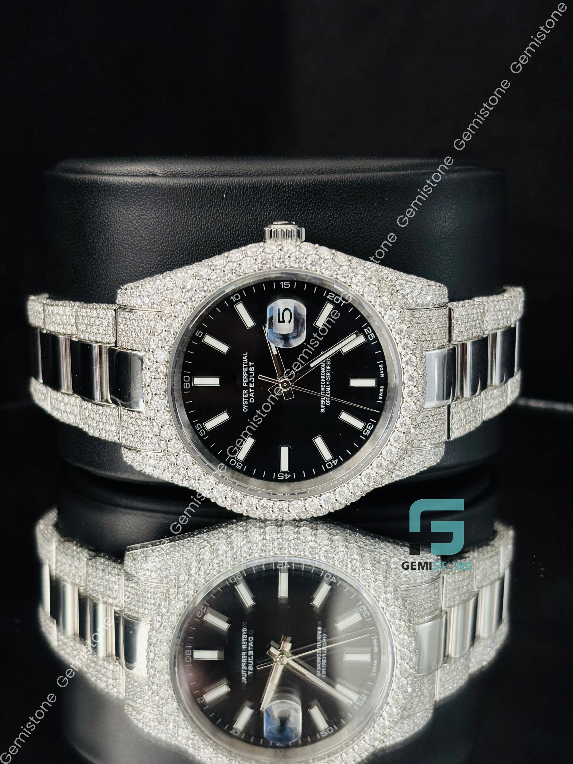 Rappers VVS Moissanite Watch for Men_s