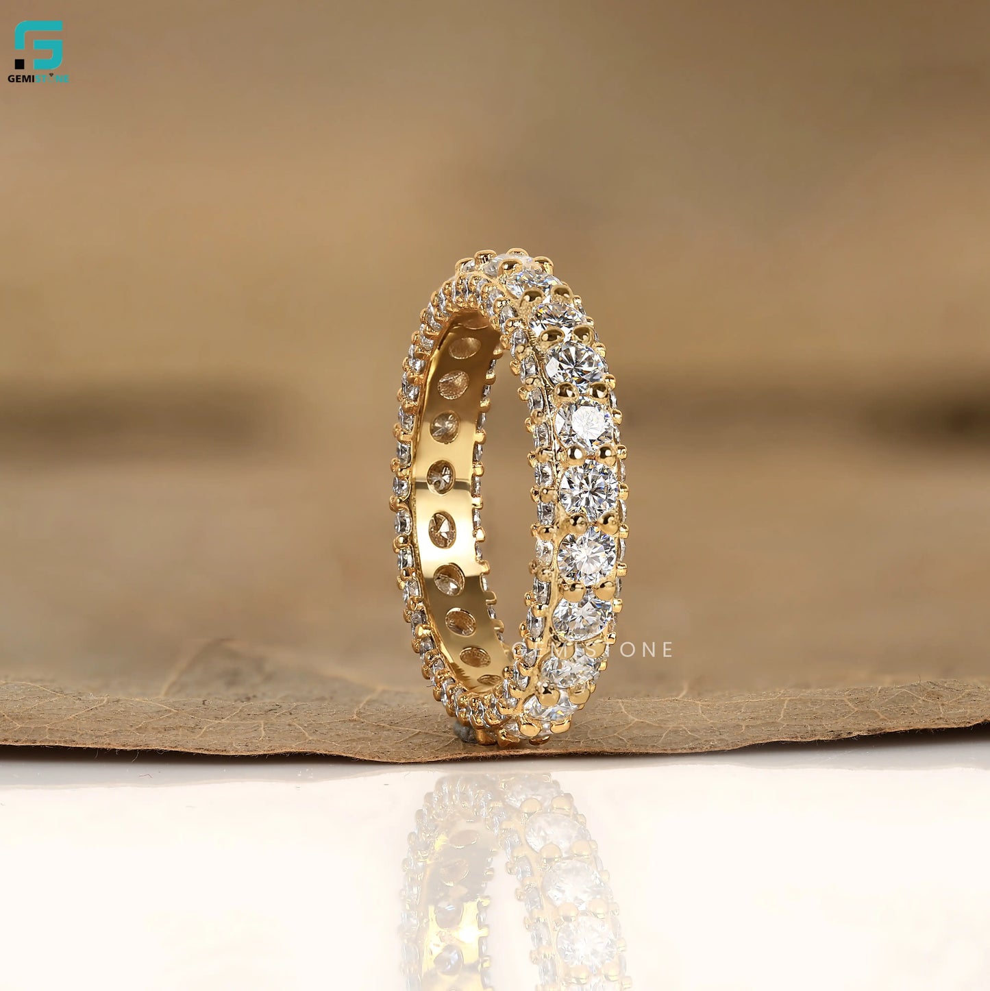 Real Lab Grown Diamond Full Eternity Ring