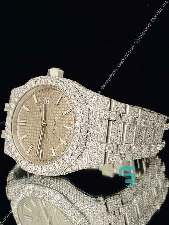 Real Moissanite Diamond Watch For Men_s