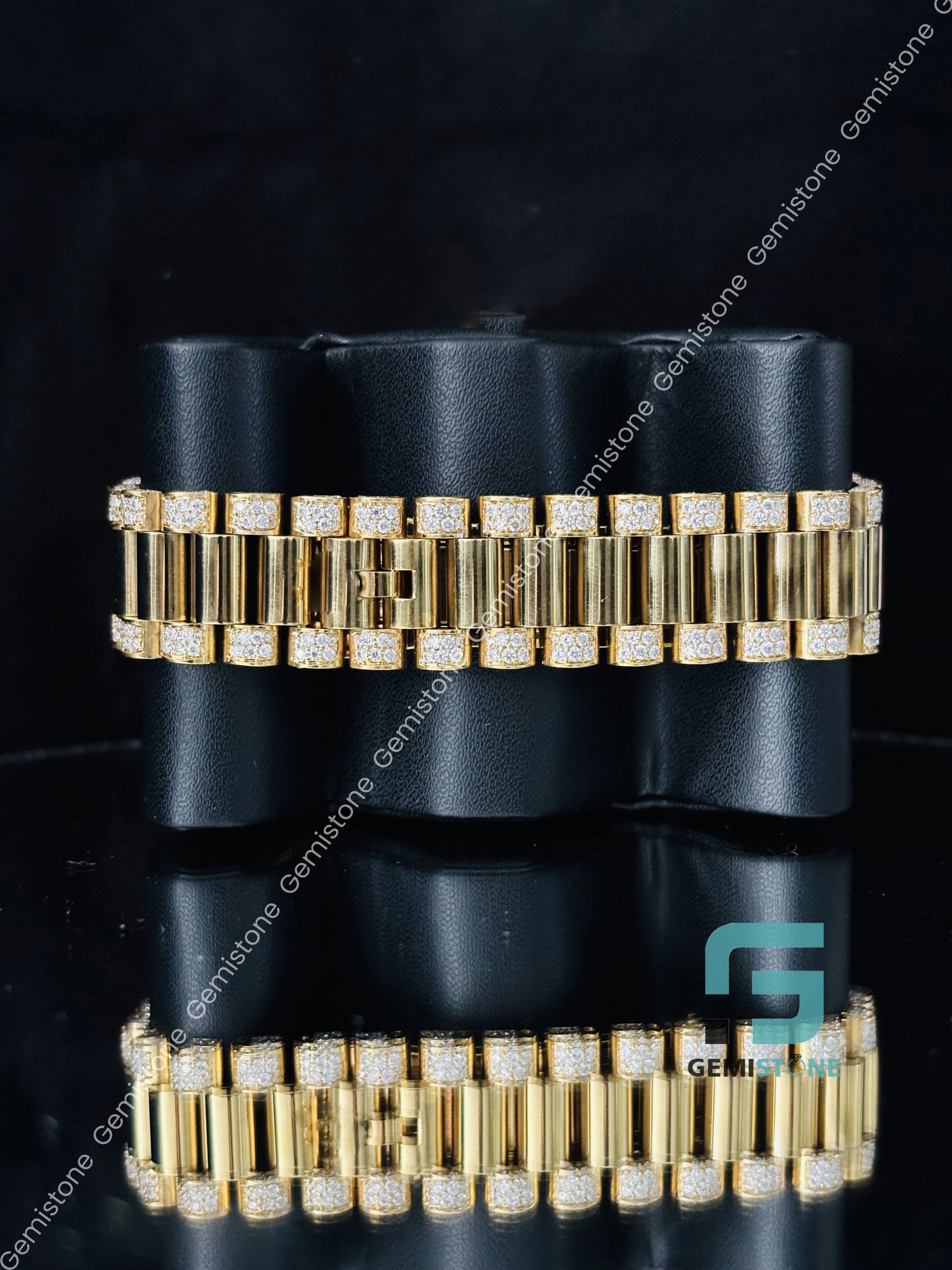 Rolex Moissanite Roman Diamond Number Watch For Him