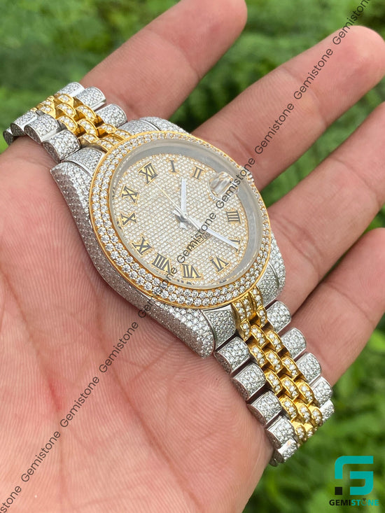 Roman-Number-Dial-Moissanite-Men-Watch