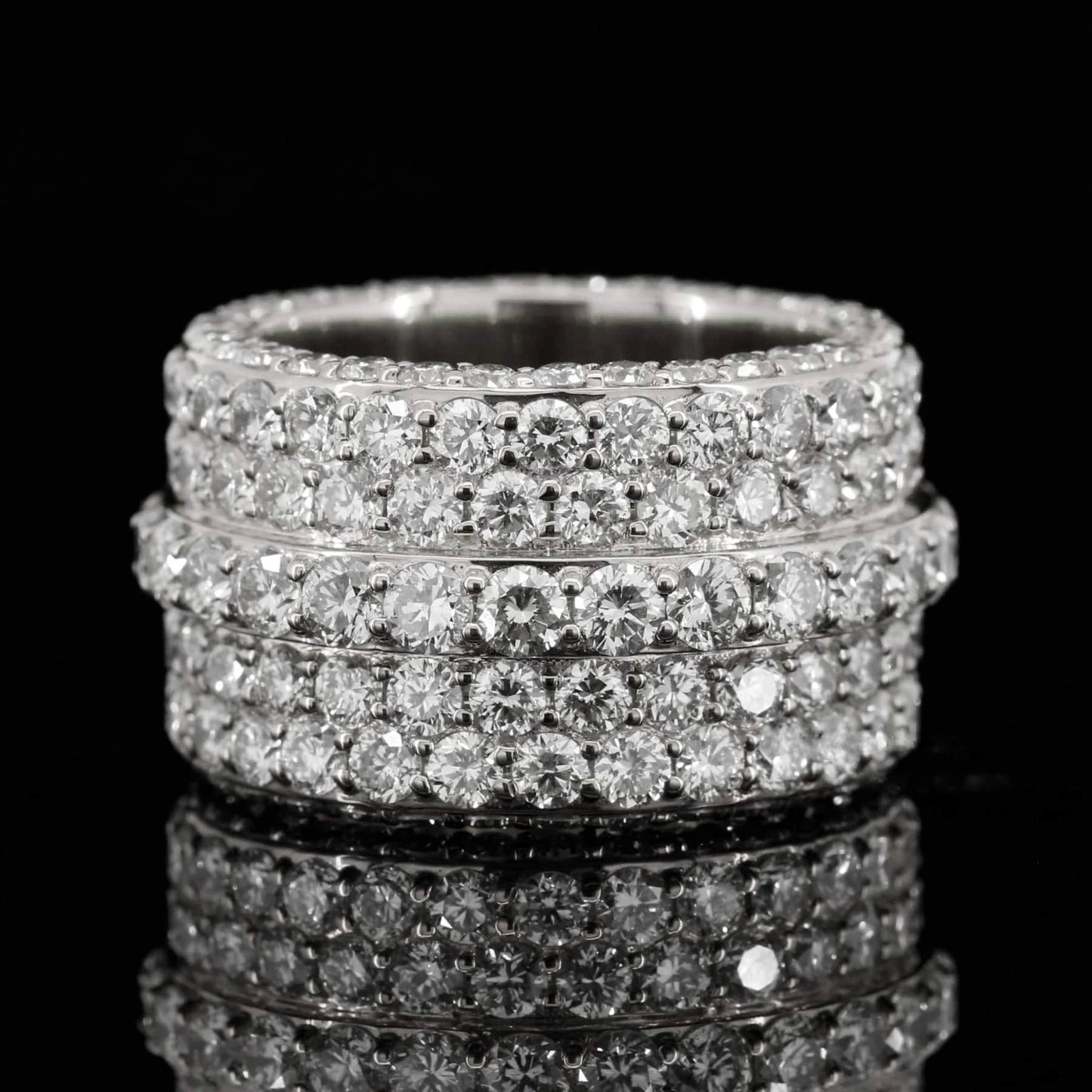 Round-Diamond-Pave-Band