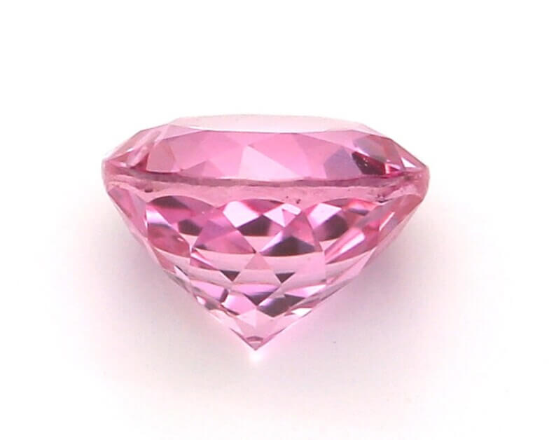 11.00MM [5.0CT] Pink Round Excellent Cut Loose Moissanite