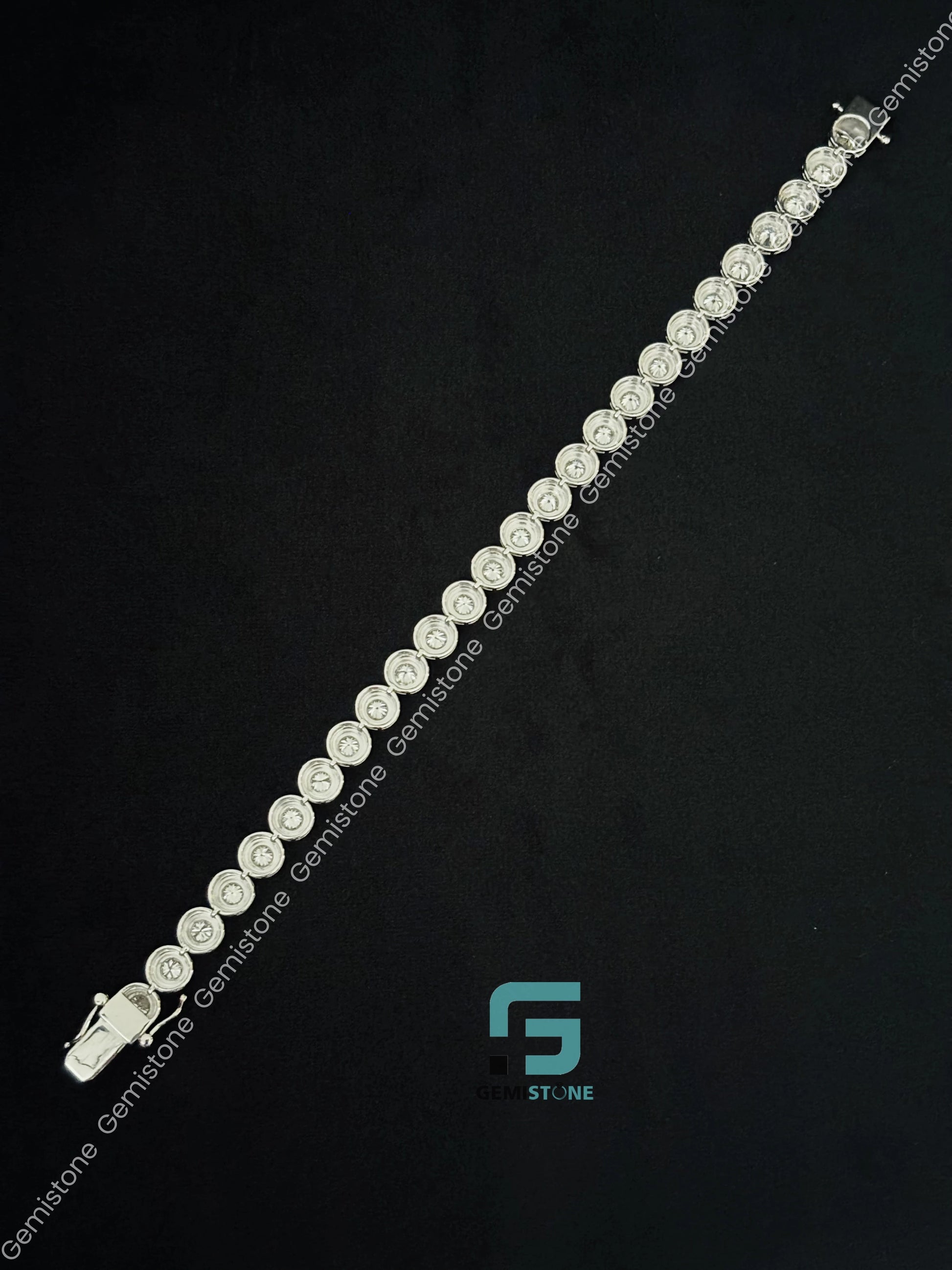 Round 7MM Moissanite Tennis Bracelet