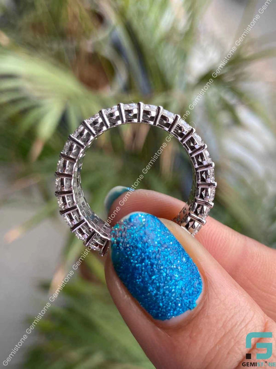 Round Baguette Engagement Ring