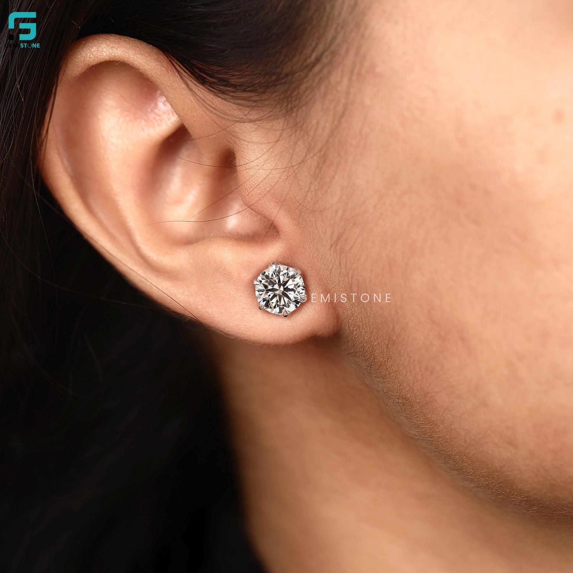 Round Ball Screw Back Earrings