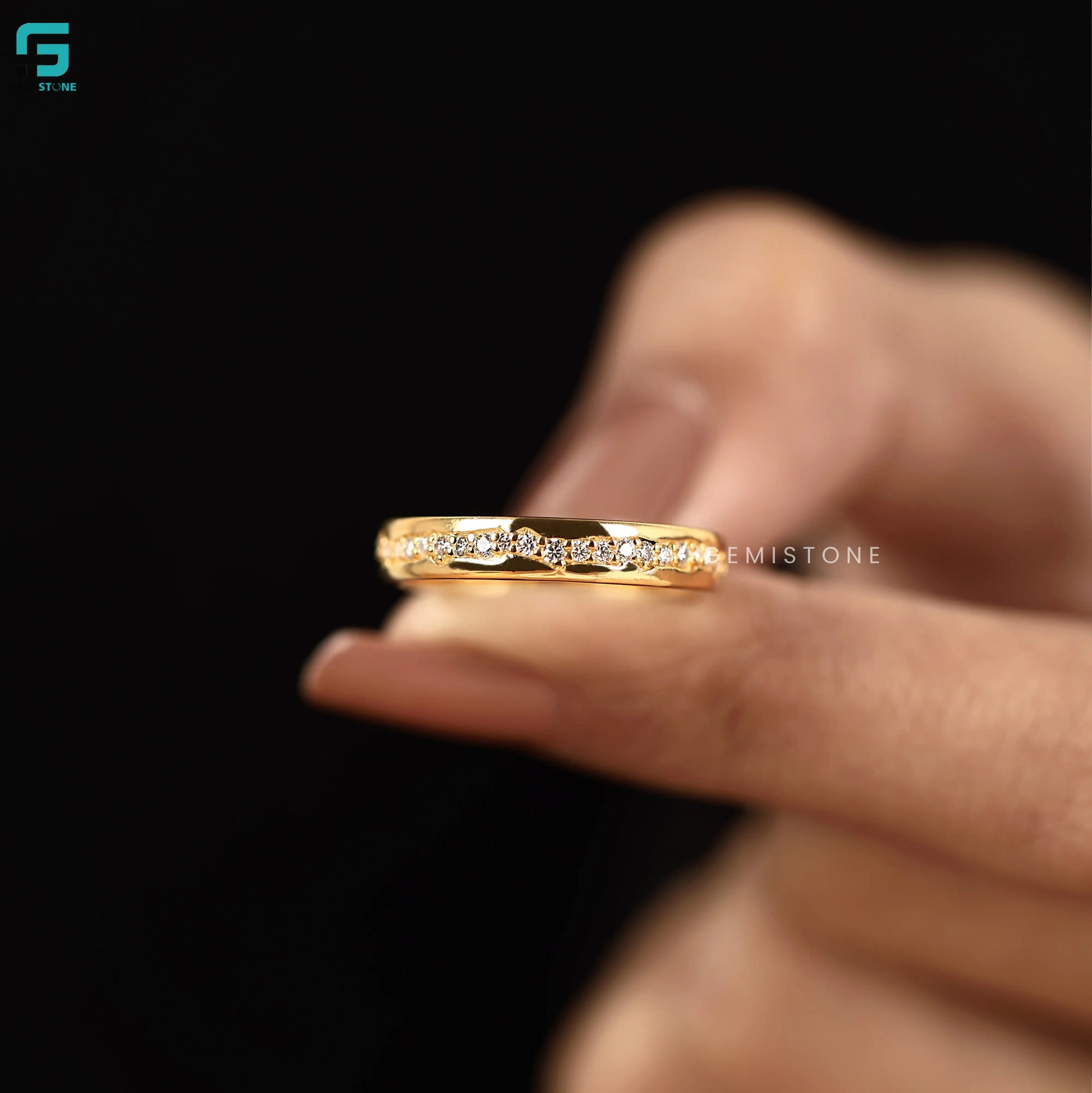 Round Cut Channel Setting Lab Diamond Eternity Wedding Band 