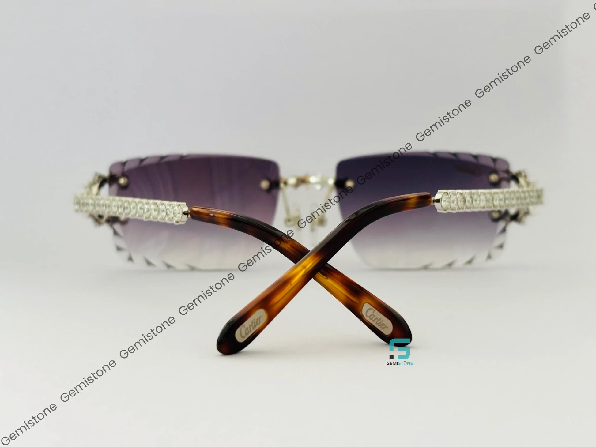 Round Moissanite Luxury Sunglasses