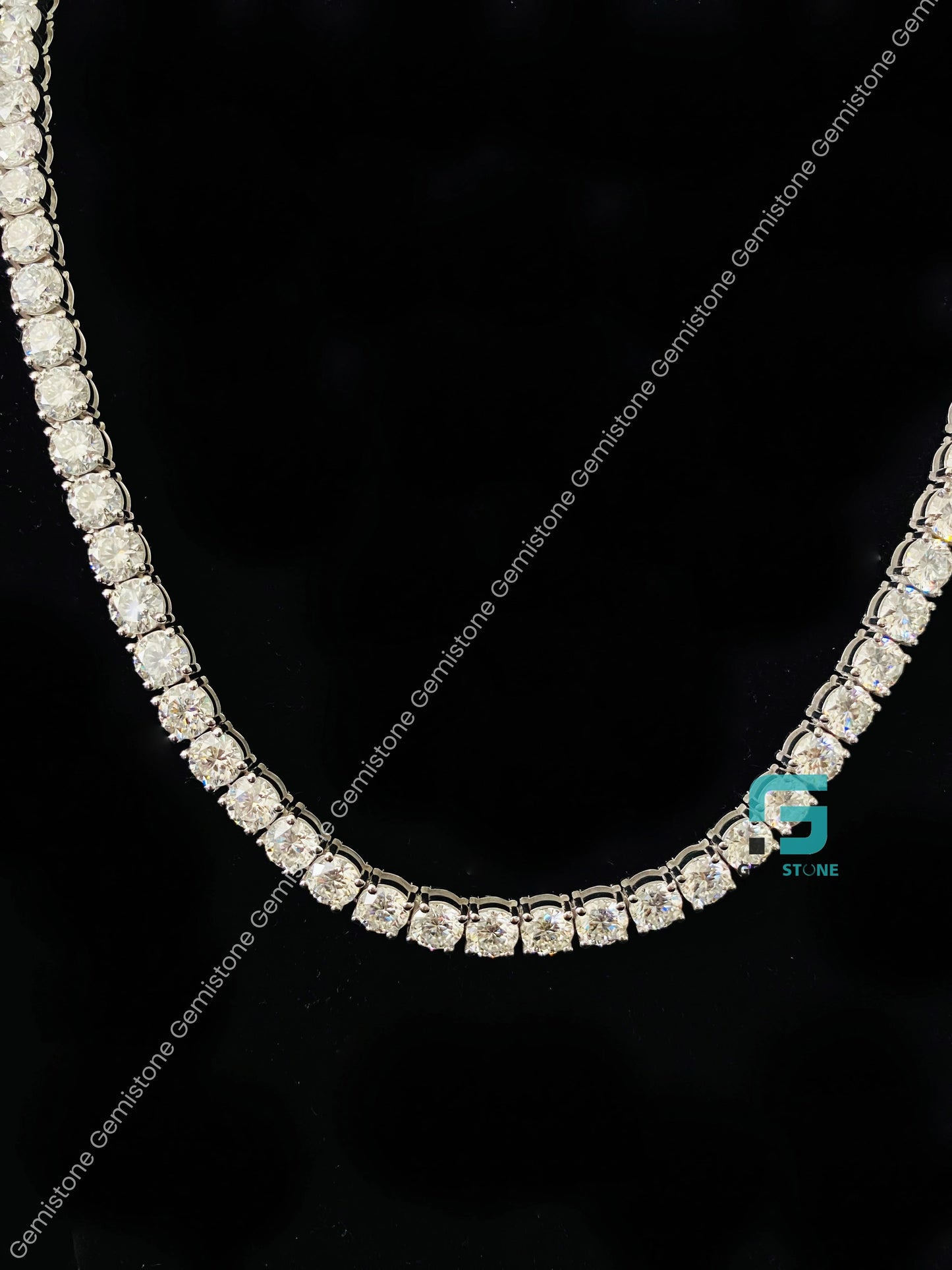 Round Shap Moissanite Diamond Tennis Chain