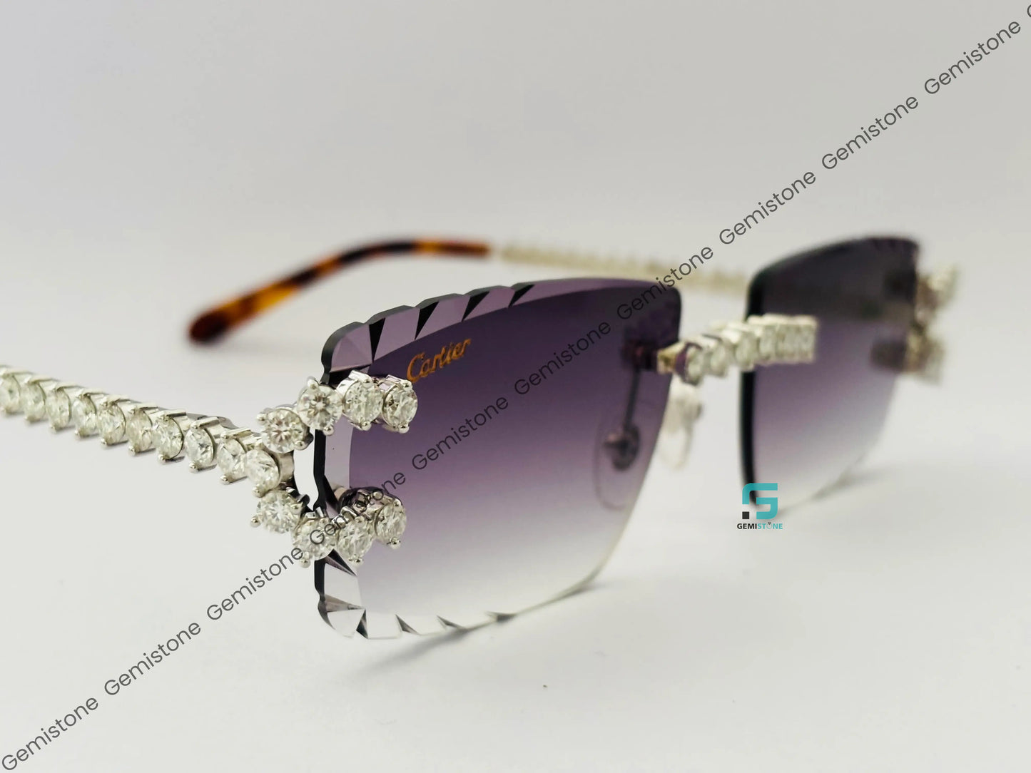 Round VVS Moissanite Sunglasses