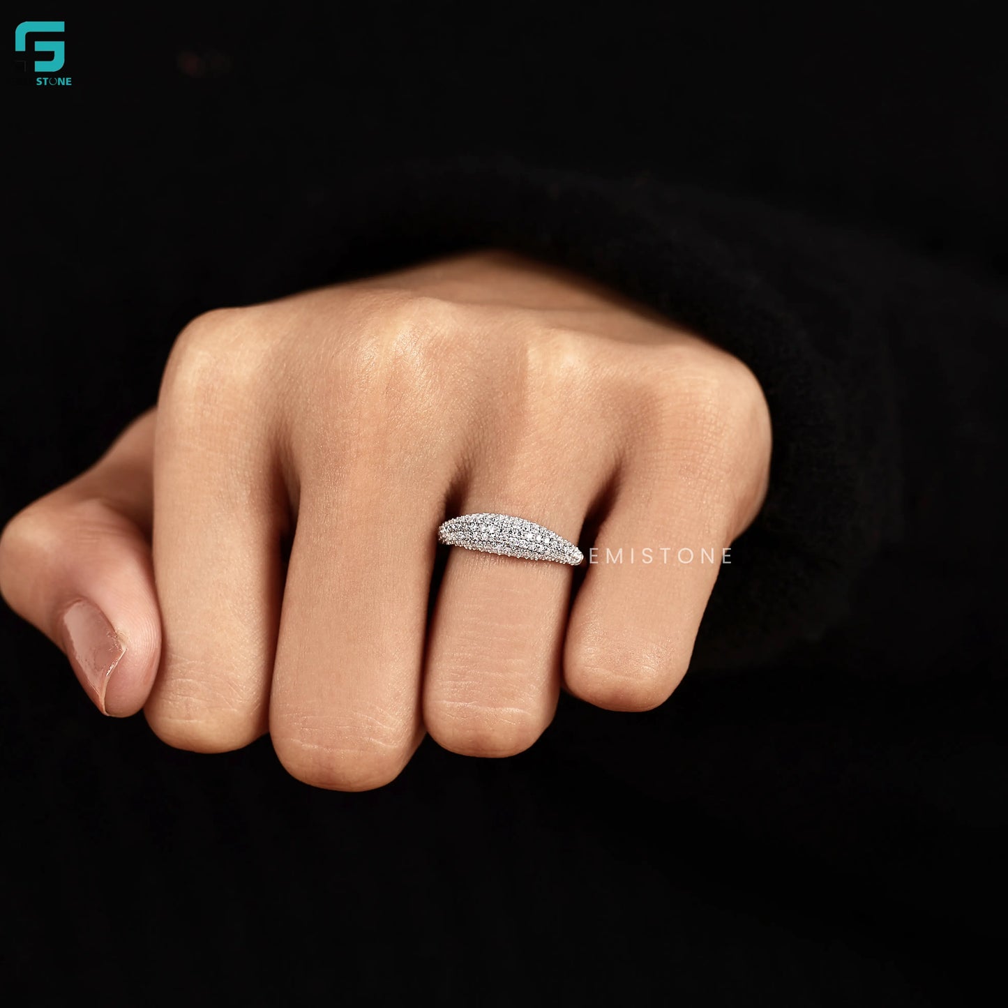 Signet Lab Diamond Wedding Band