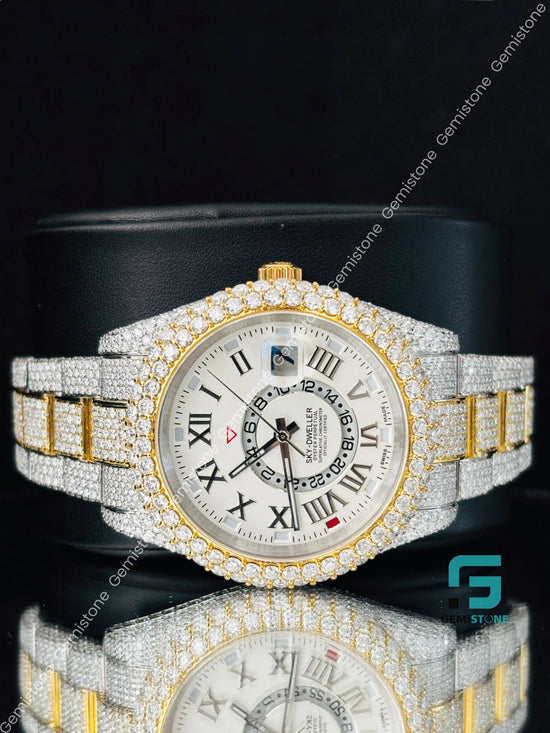Sky Dweller Yellow Gold Plated Wrist Watch