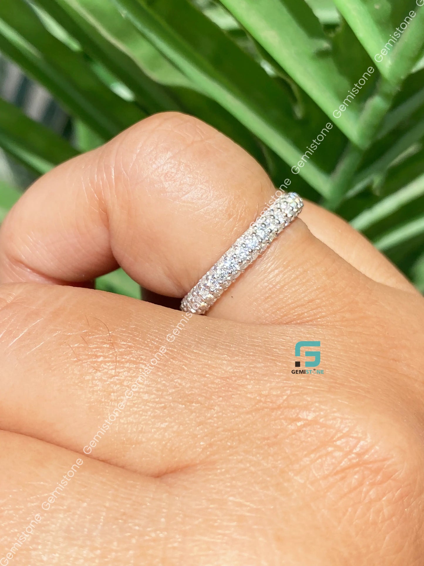 Stackable Moissanite Band