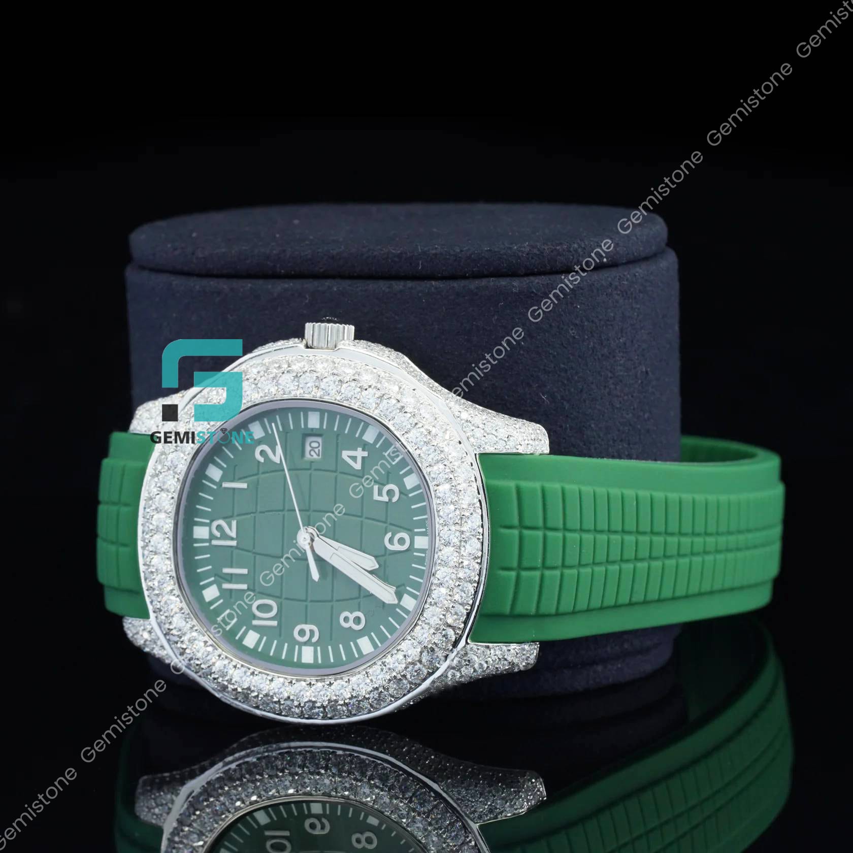 Stainless-Steel-Buckle-Diamond-Watch