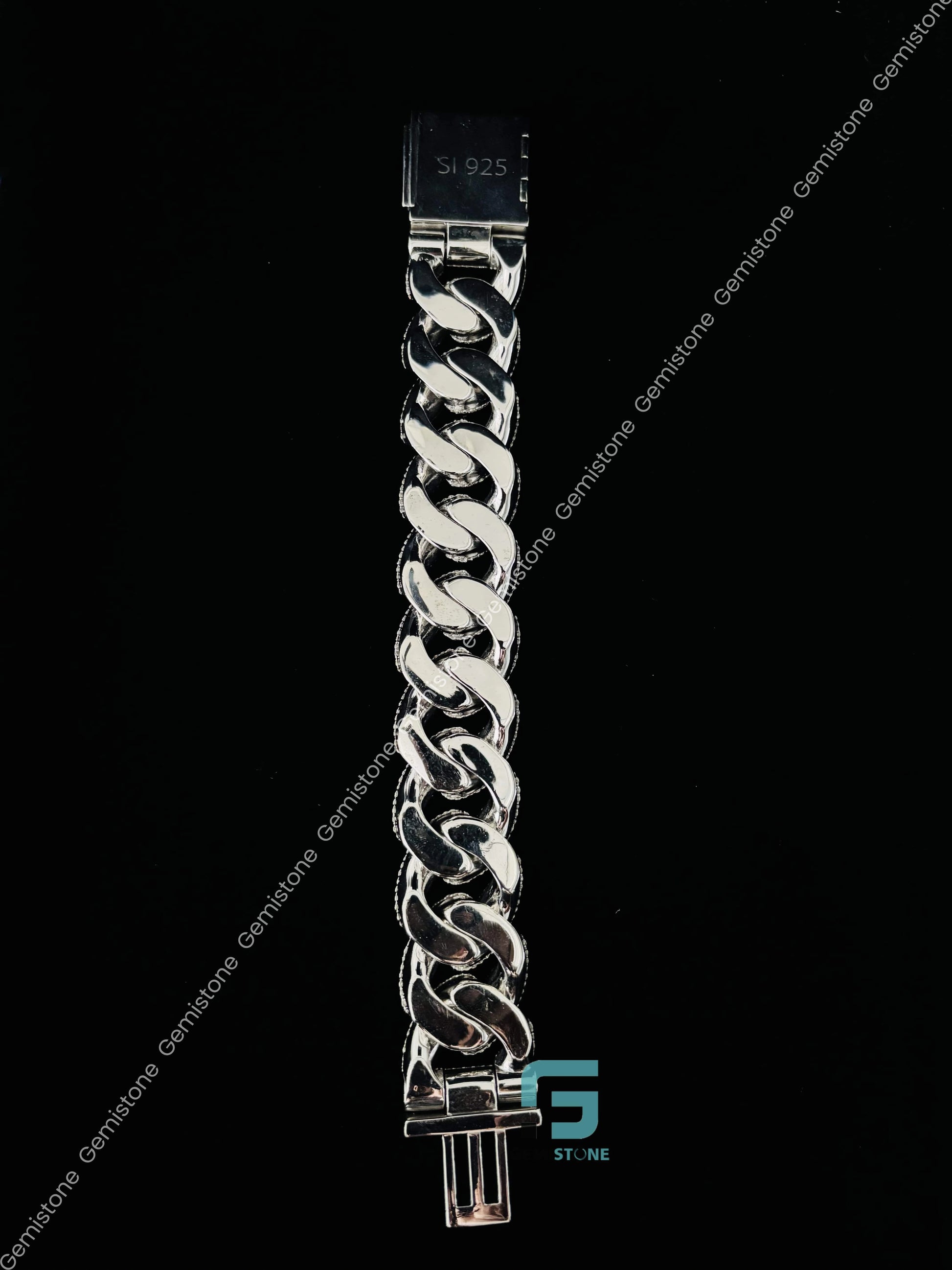 Stainless steel Moissanite Iced out Bracelet