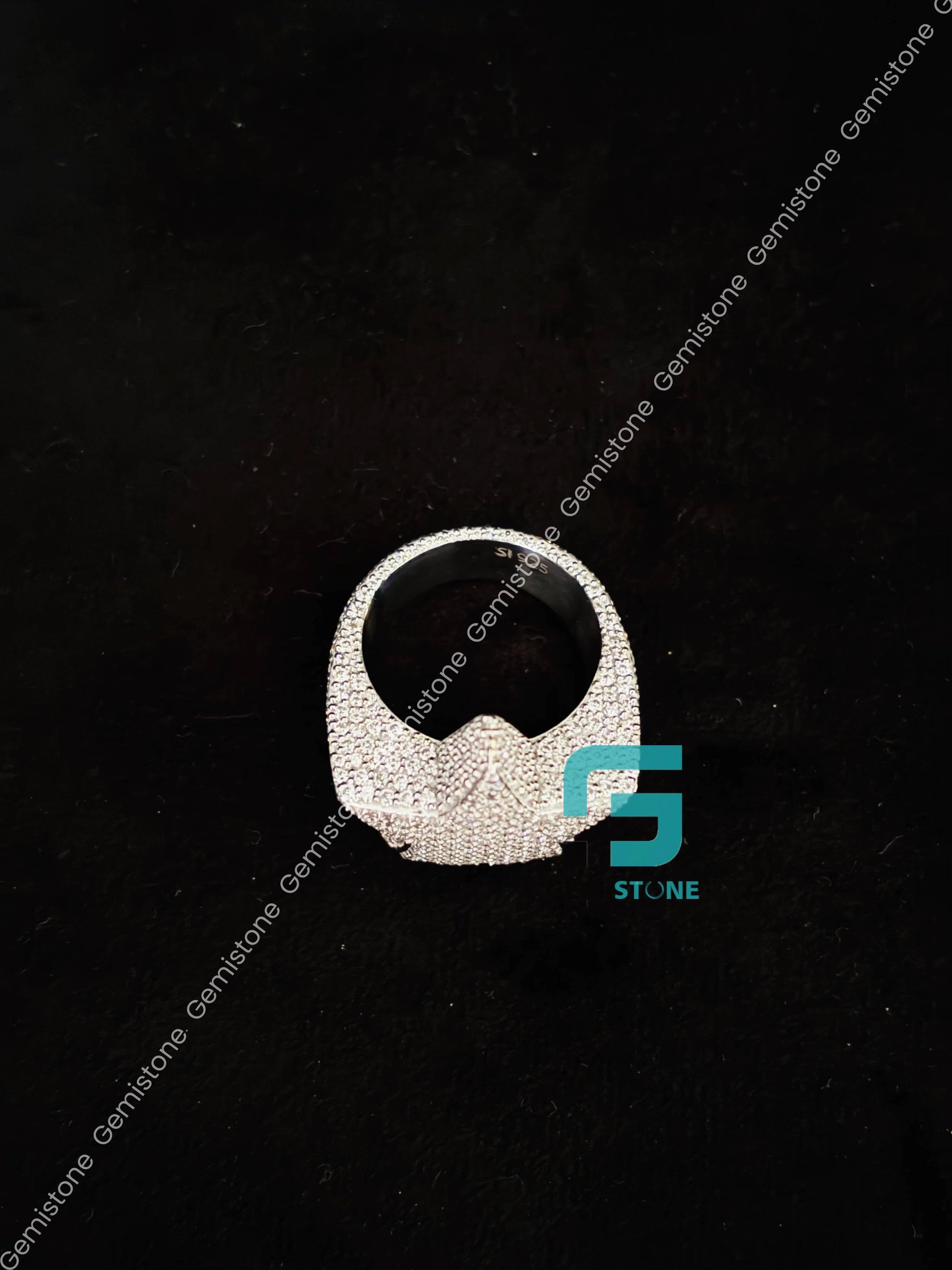 Star Hip Hop Moissanite Ring