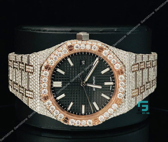 Tapisserie Pattern Moissanite Watch
