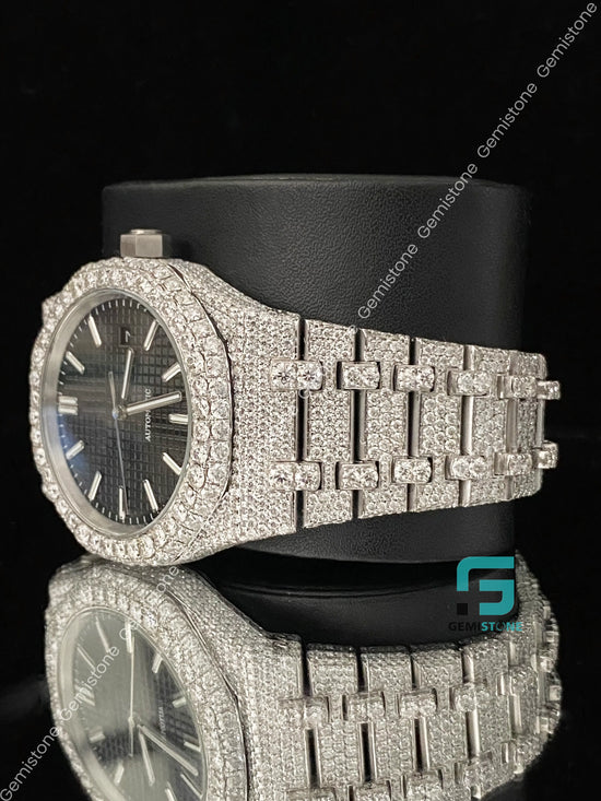 Tapisserie Pattern Moissanite Watchs