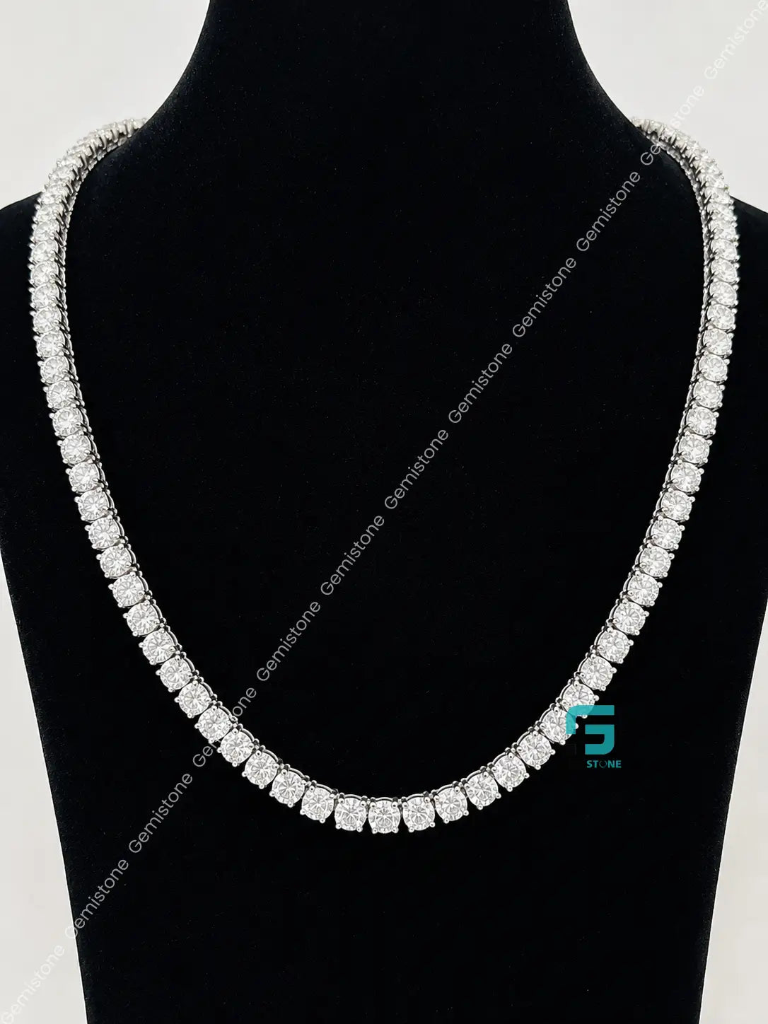 Tennis Chain And Bracelete Combo