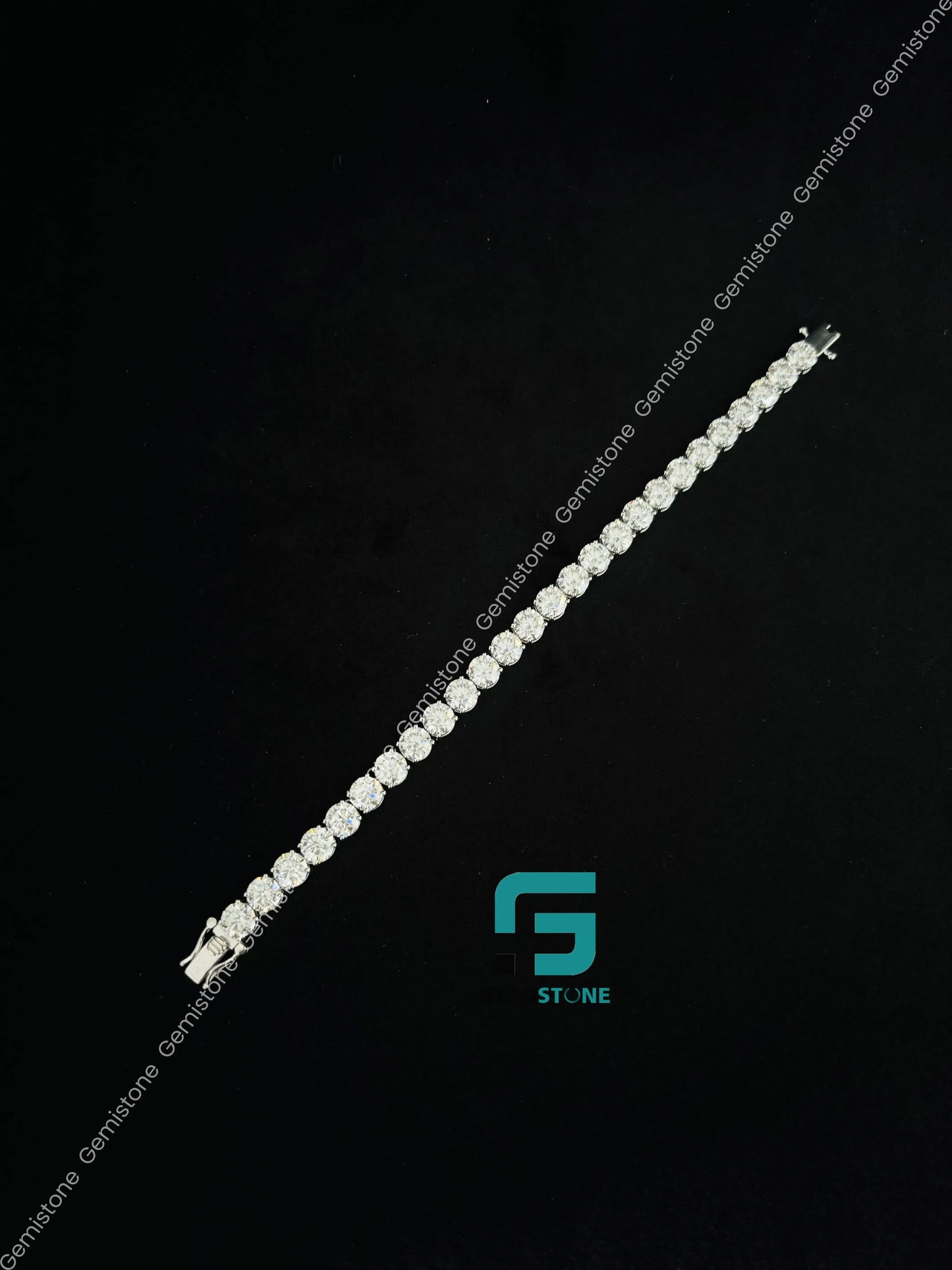 Tennis Moissanite Hip Hop Bracelet