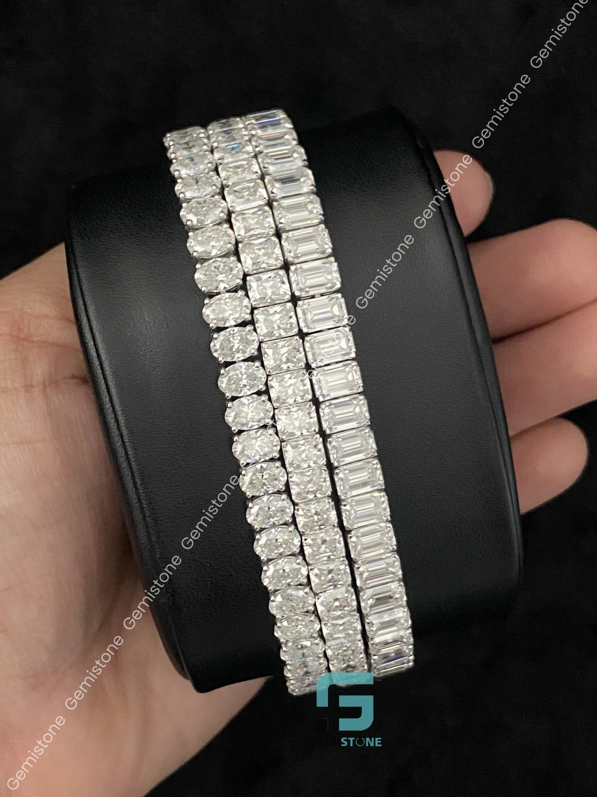 Tennis Moissanite Studded Bracelet