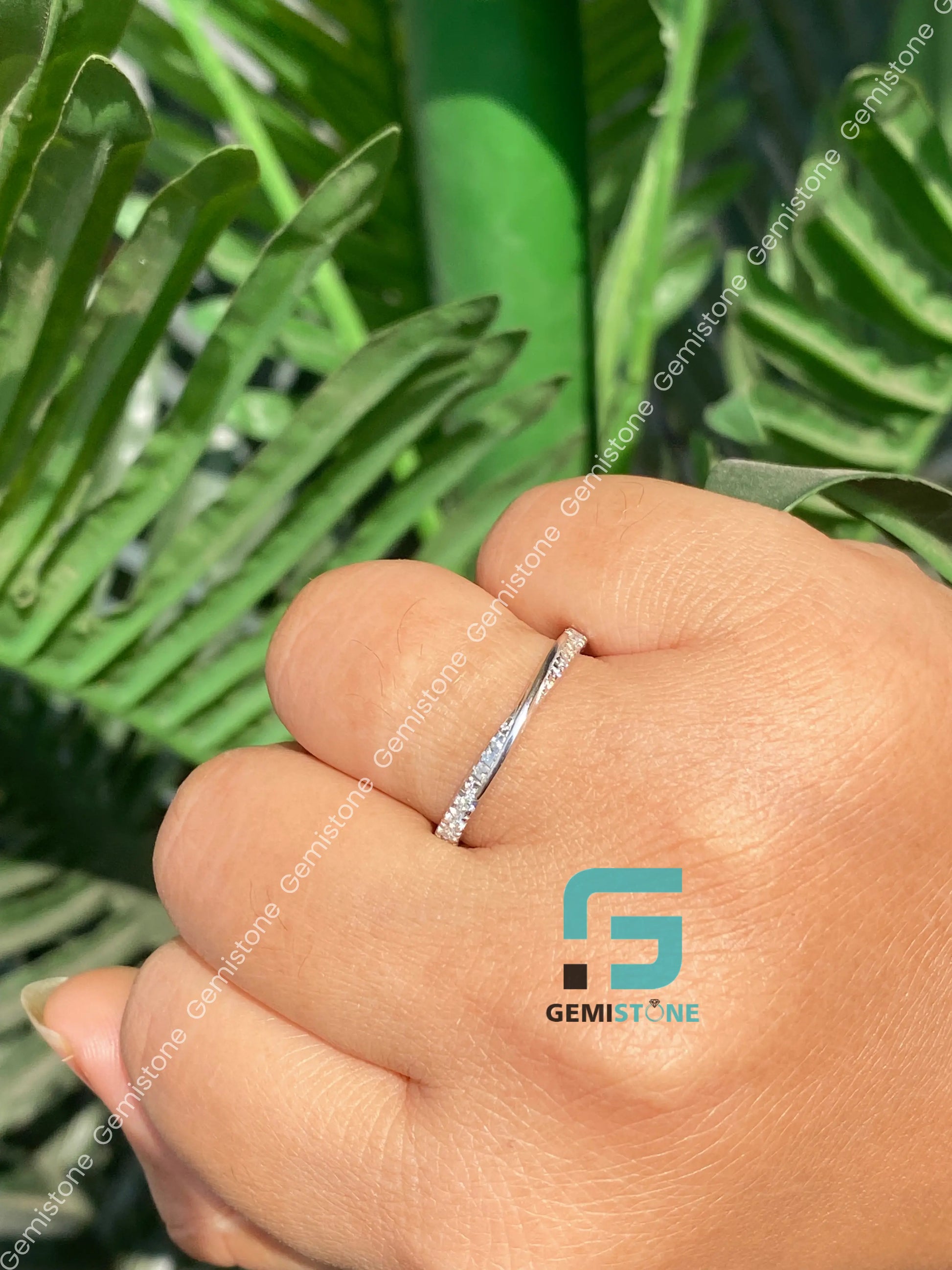 Twisted Infinity Stackable Wedding Band