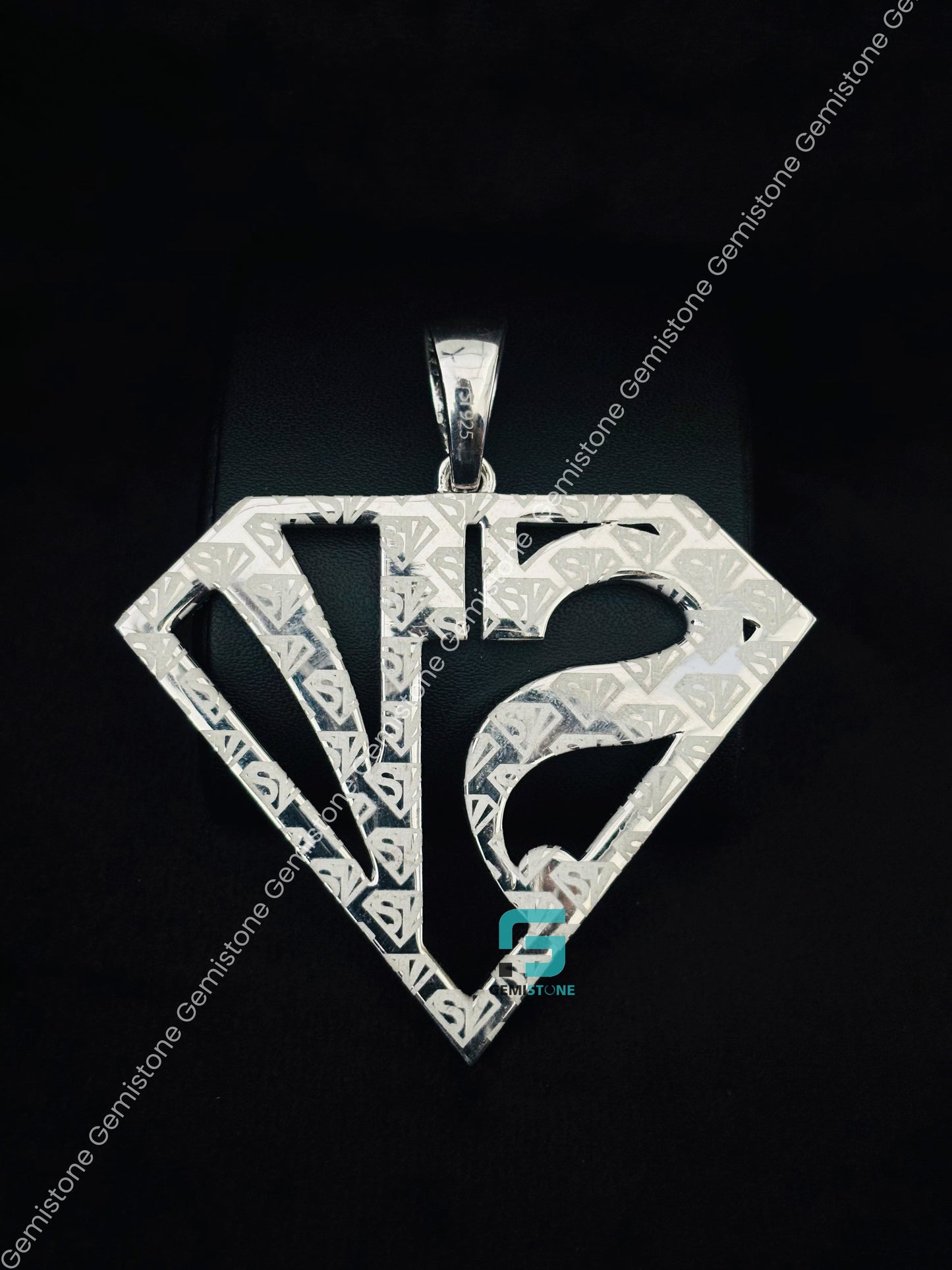 ICP Twiztid Soopa Villain Superman Moissanite Charm Pendant