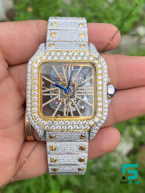 Two-Tone-Cartier-Diamond-Watch-1