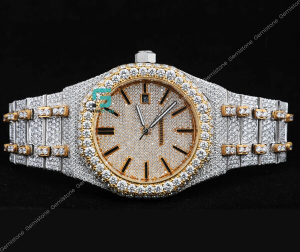 Buy 41MM Fully Studded Moissanite Iced Out Watch For Men