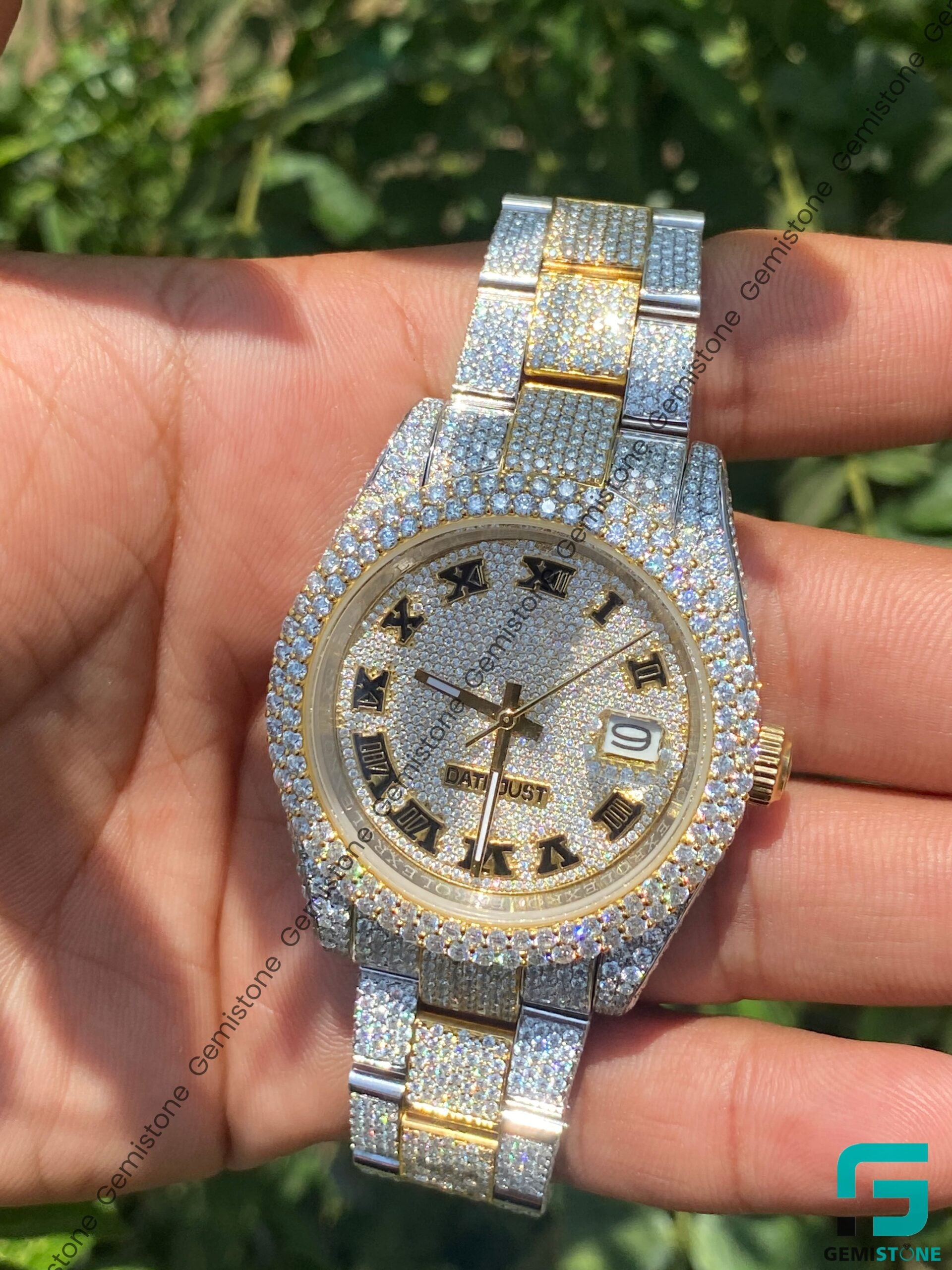 Two-Tone-Mens-Diamond-Flooded-Watch-scaled