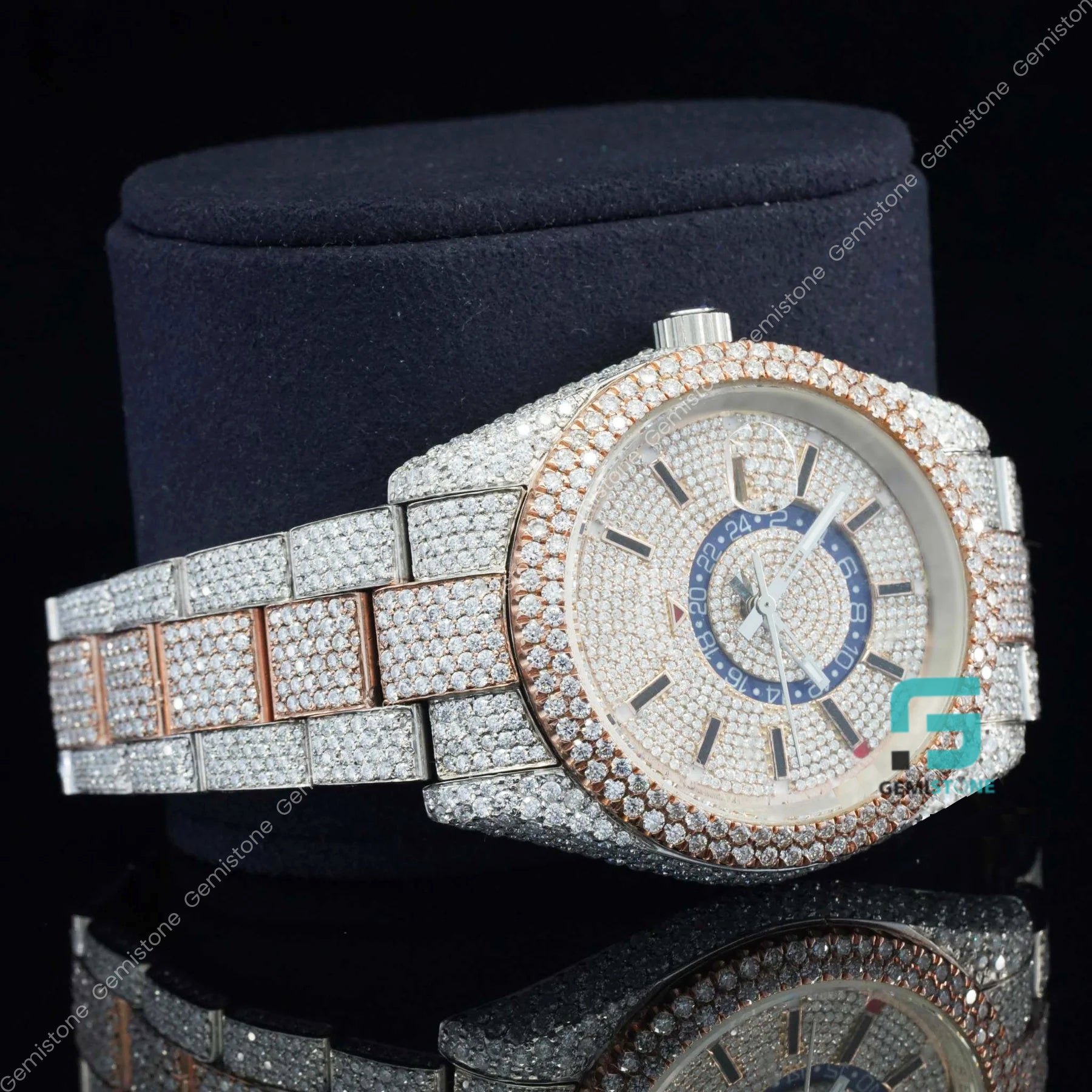 Two-Tone-Sky-Dweller-Iced-Out-watch