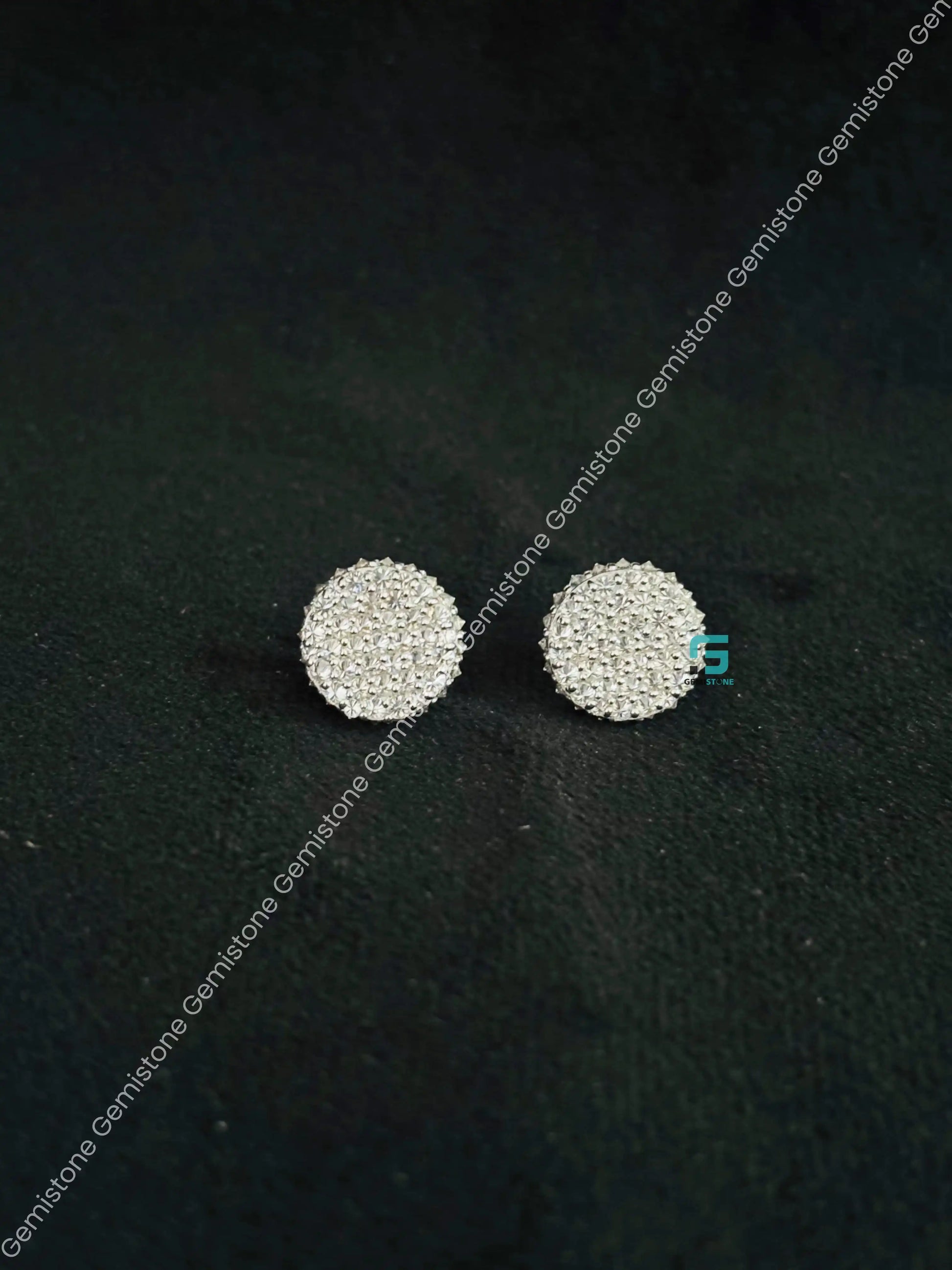 Upside Down Moissanite Earrings