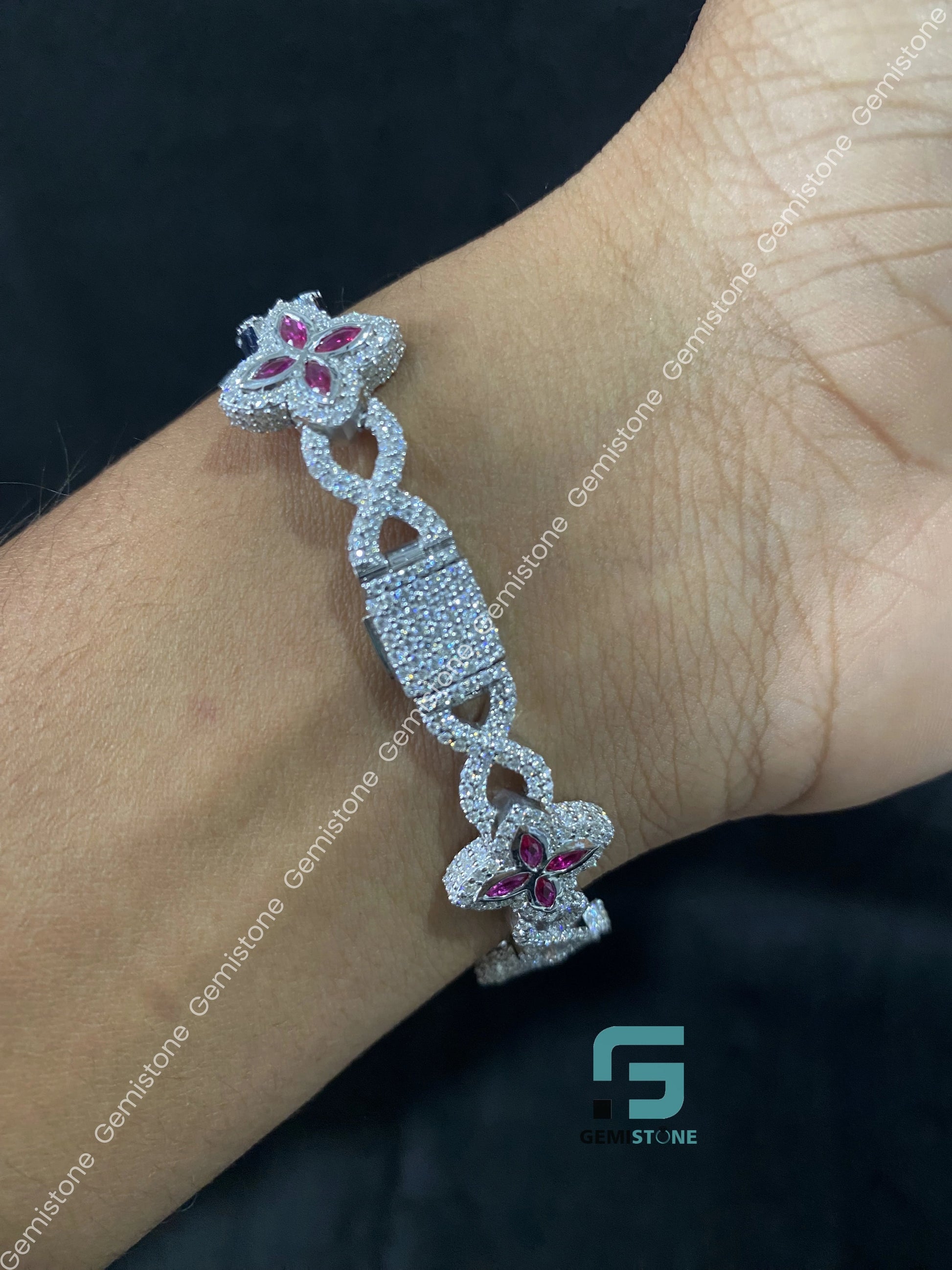 VVS 925 Silver Moissanite Bracelet