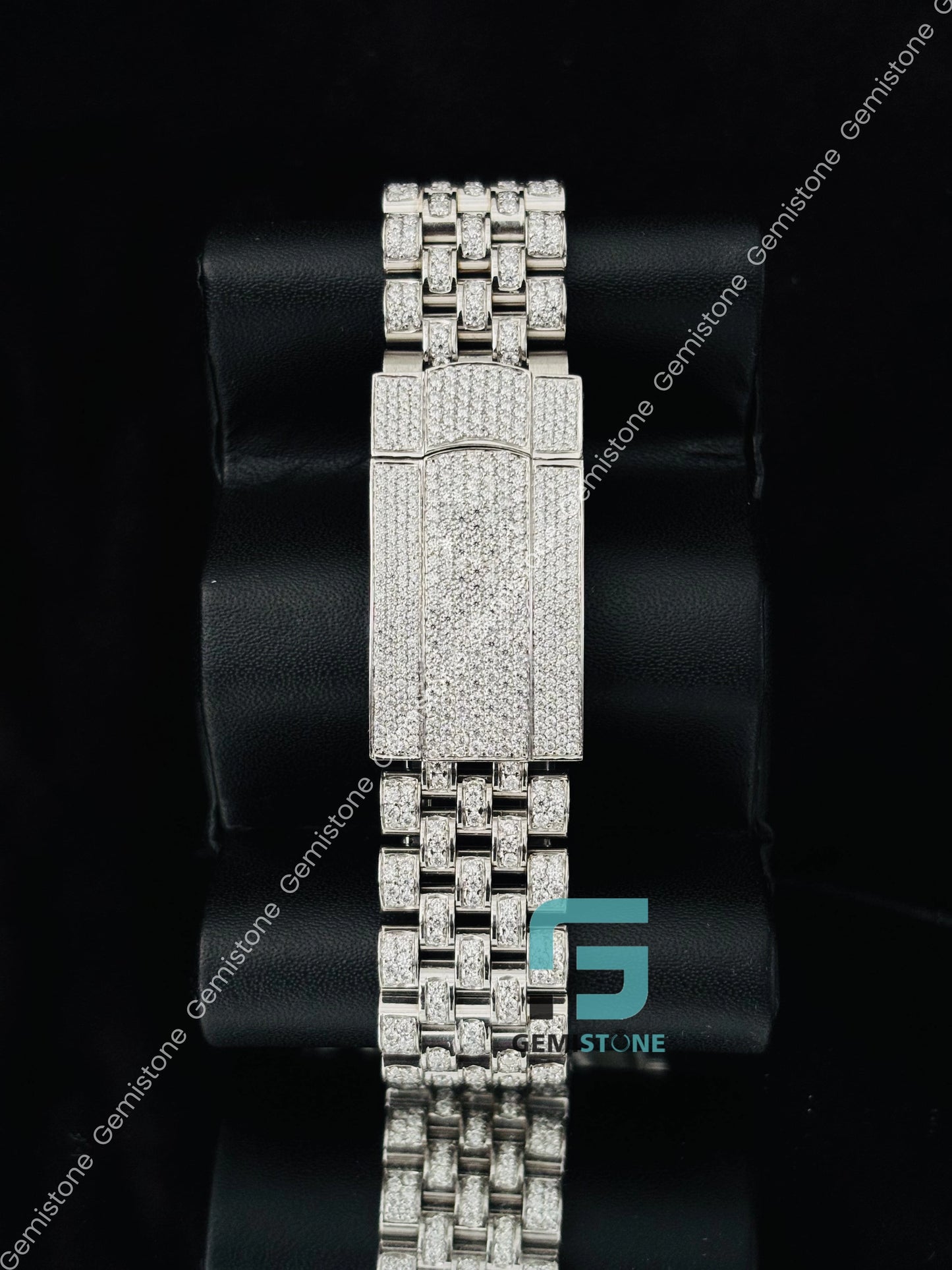 VVS Big Bezel Moissanite Iced Out Hip Hop Watch For Him