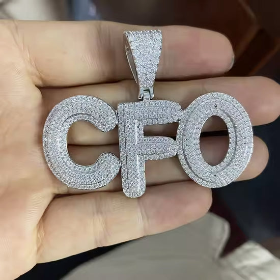 VVS Custom Name Letter Pendant