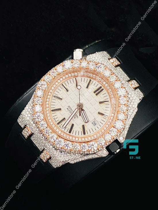VVS Hip Hop Moissanite Watchs