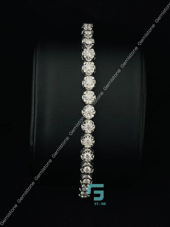 VVS Moissanite 5.5MM Tennis Bracelet