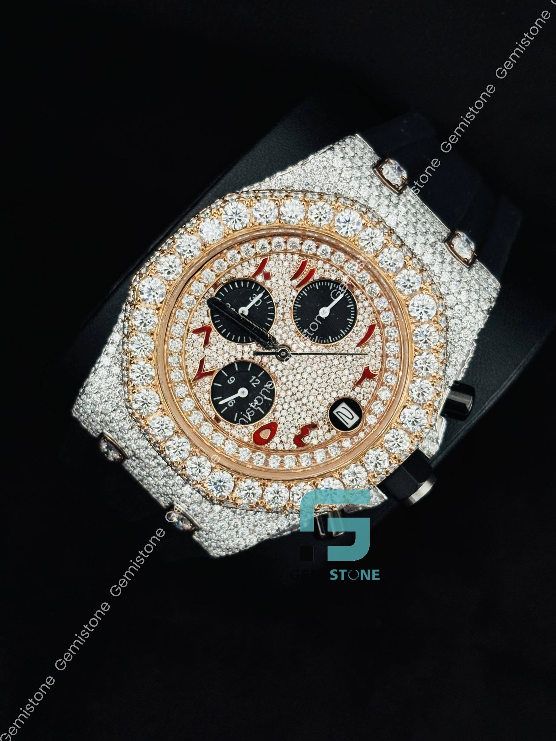 VVS Moissanite Hip Hop Big Bezel Iced Out Watch