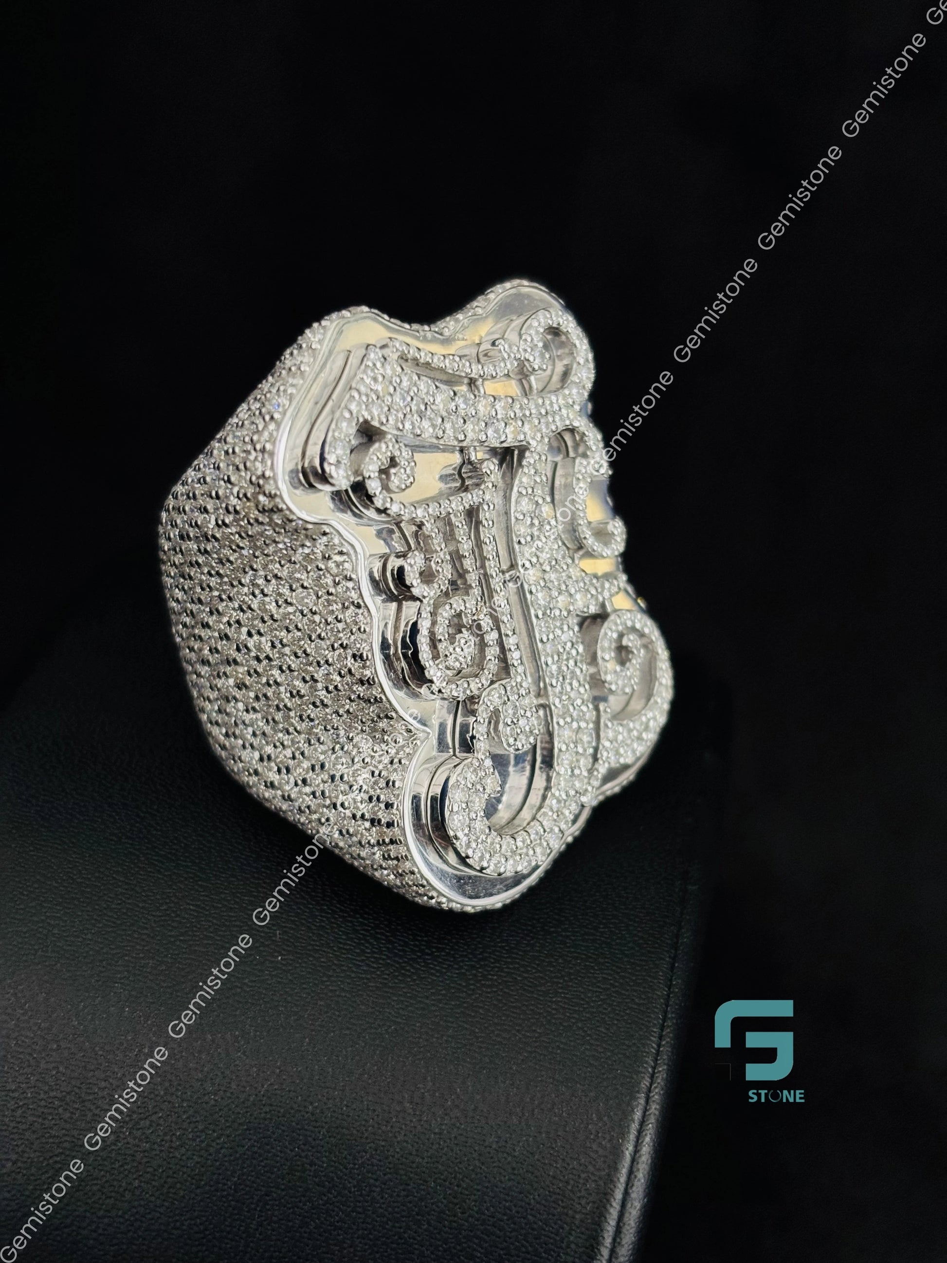 VVS Moissanite Hip Hop Rappers Ring