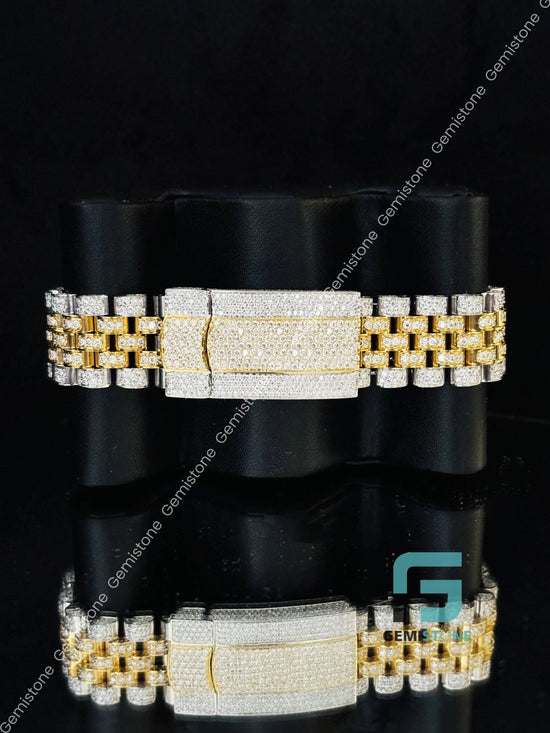 VVS Moissanite Studded Hip Hop Watch