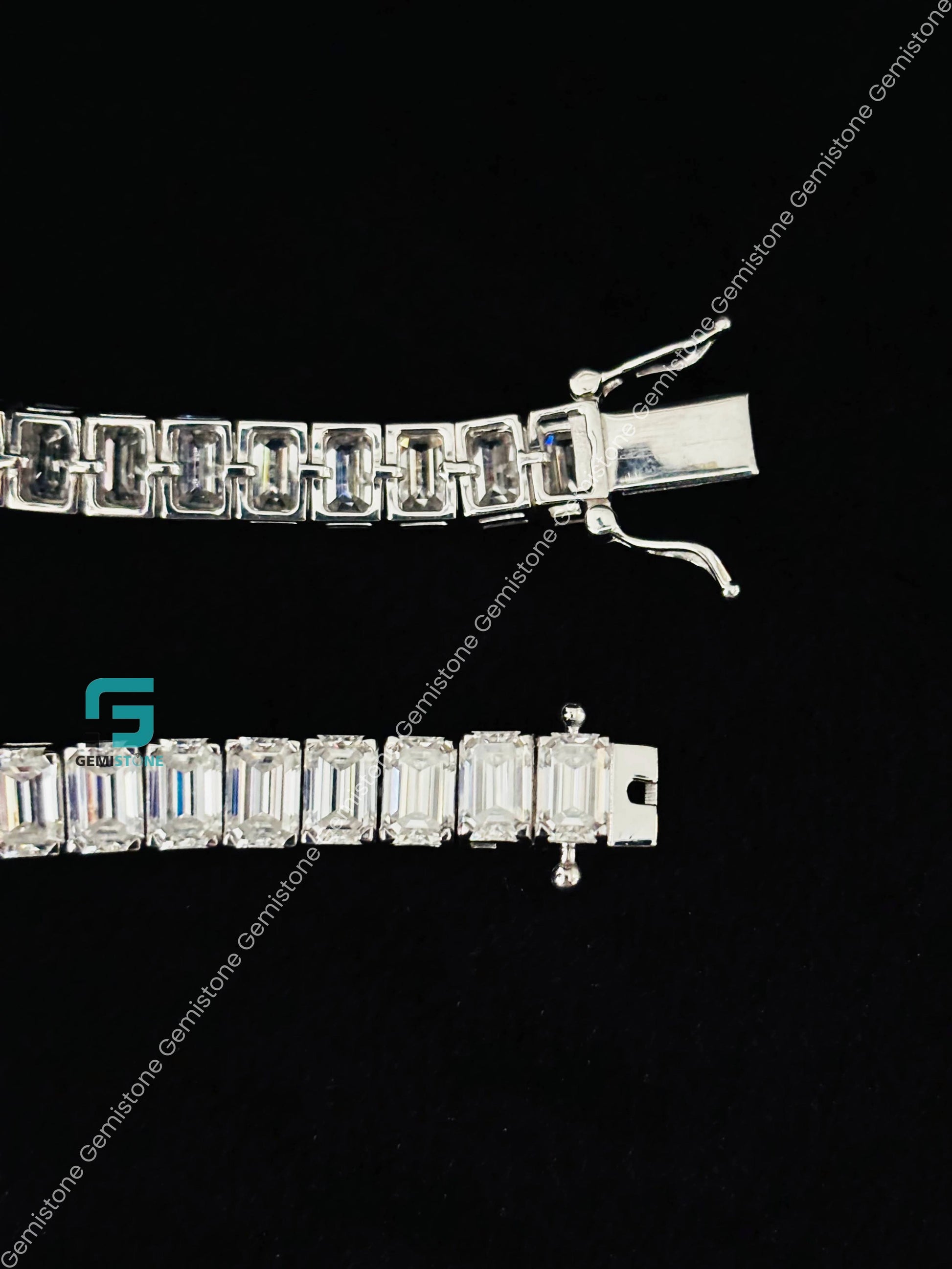 Women Moissanite Hip Hop Bracelet