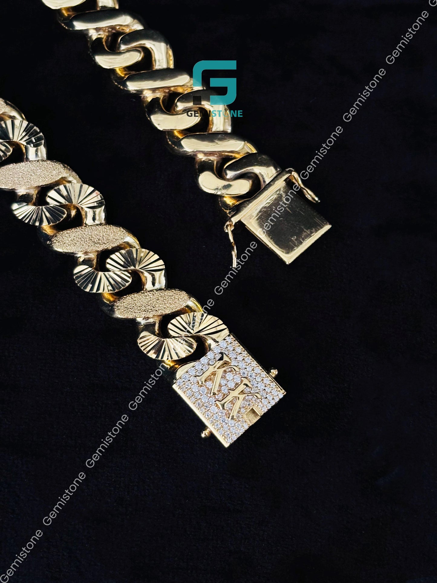 Yellow Gold plated Custom Chain