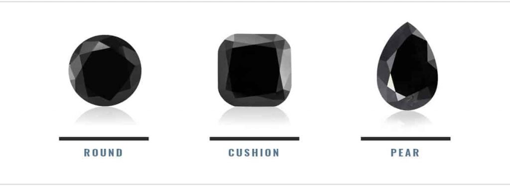 The different Cuts of black diamonds