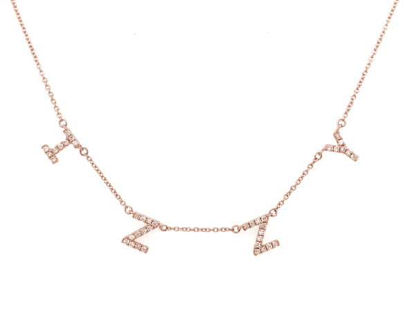 PERSONALIZED-diamond-necklace-rose-gold